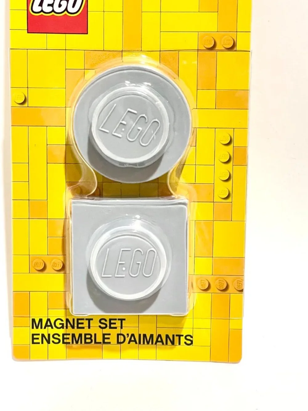 Lego 4010 Magnet Set Gray Brick 5006958 New Sealed